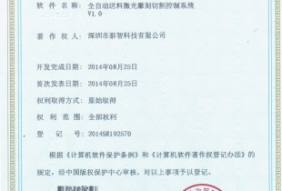 軟裝著作權登記證書13